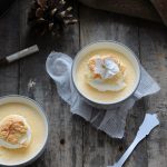 Crema aranesa con merengue y anís. Receta.