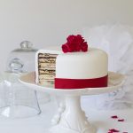 Tarta fondant de chocolate y caramelo.