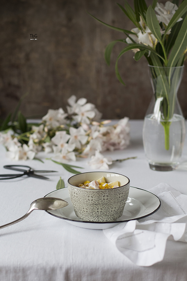 Ensalada rápida de manzana y pavo. Receta.